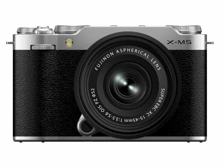 FUJIFILM X-M5  XC15-45mmF3.5-5.6 OIS PZレンズキット シルバー  新品