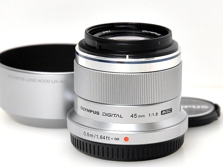 M.ZUIKO DIGITAL 45mm F1.8 シルバー