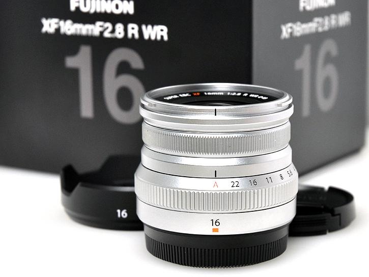 フジノンレンズ XF16mmF2.8 R WR シルバー