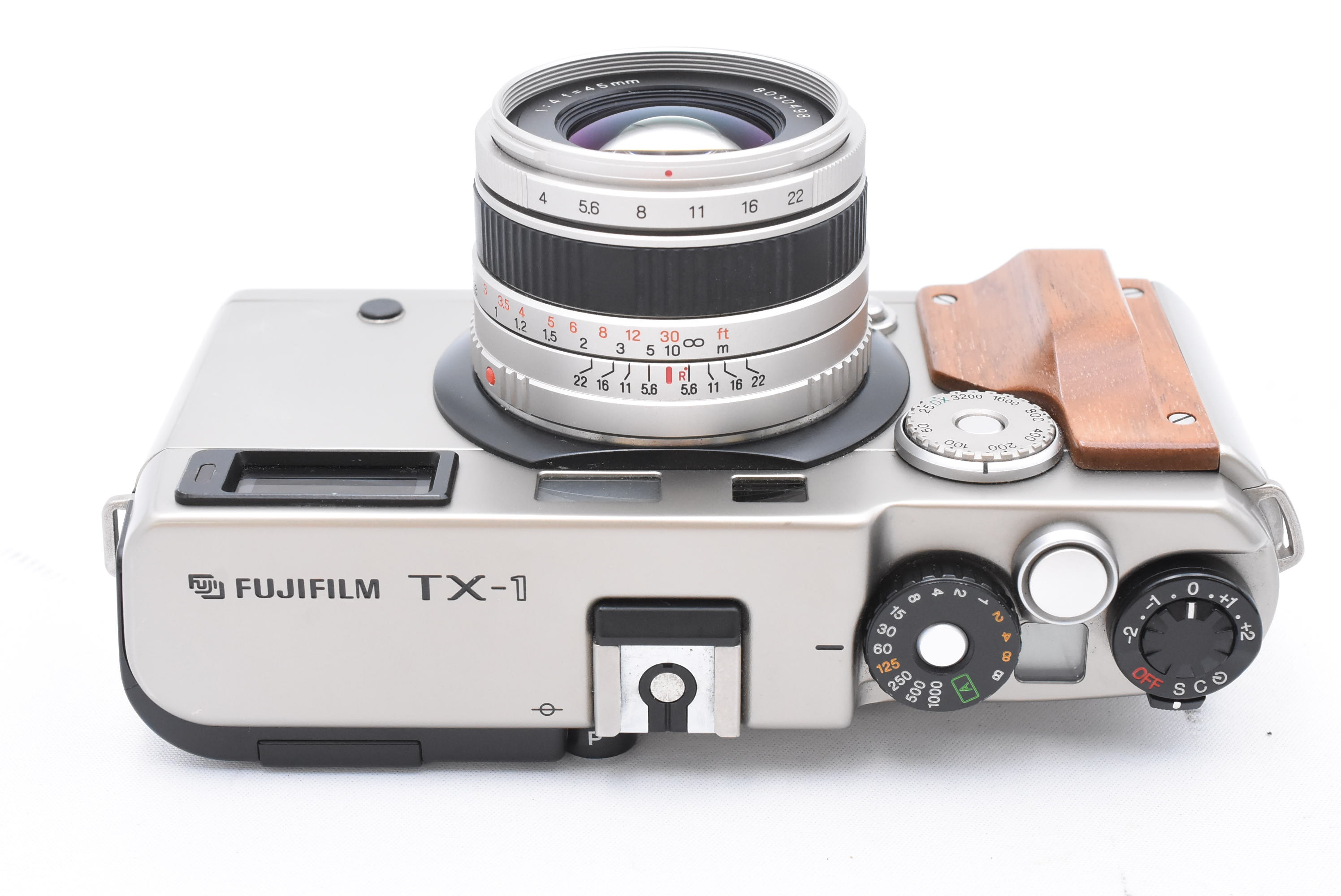 TX-1 シルバーボディ  + Super-EBC Fujinon フジノン 45mm F/4 レンズ