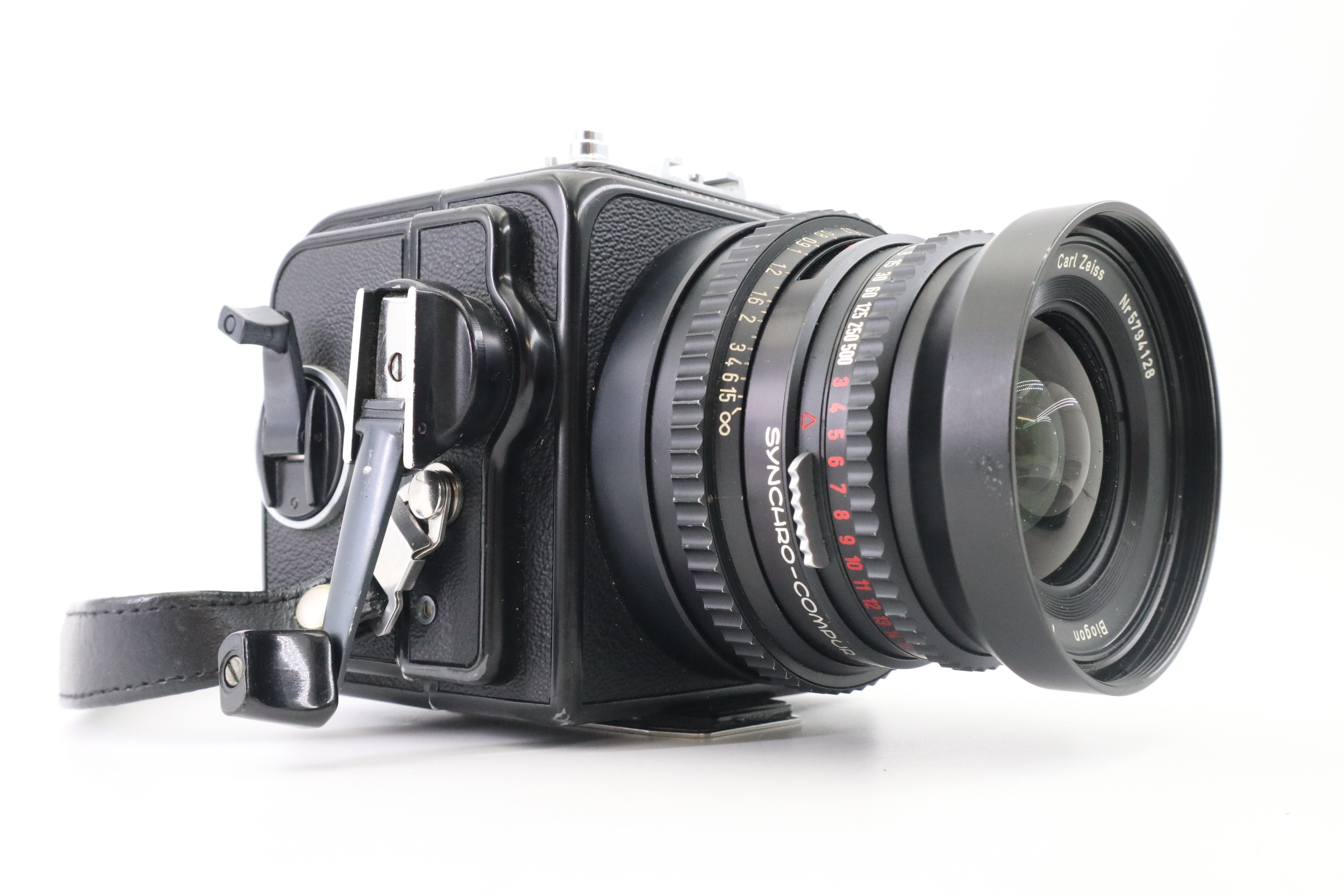Super Wide C SWC ブラックボディ 中判フィルムカメラ + Carl Zeiss Biogon 38mm F/4.5 T* レンズ