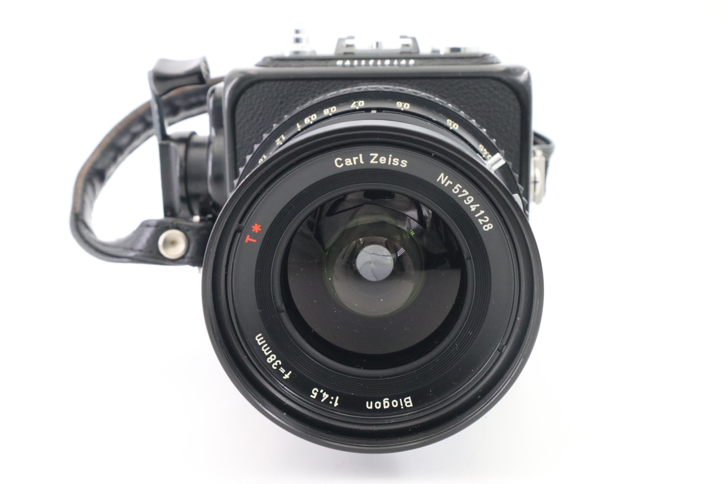 Super Wide C SWC ブラックボディ 中判フィルムカメラ + Carl Zeiss Biogon 38mm F/4.5 T* レンズ