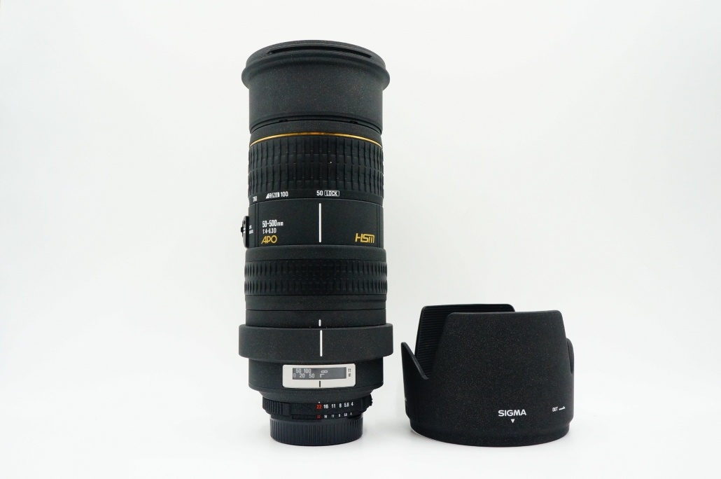 シグマ 50-500mm F4-5.3D EX APO HSM【中古管理番号：A0077】