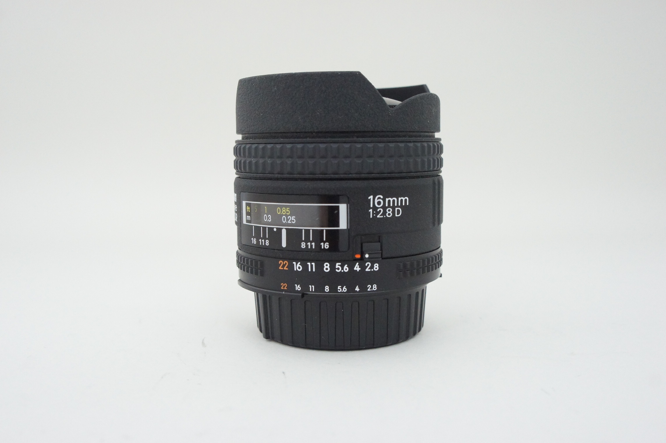 AFフィッシュアイニッコール 16mm F2.8 D【中古管理番号：D0010】