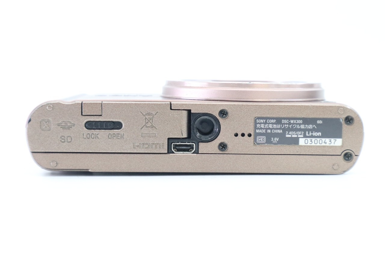 Cyber‐shot DSC‐WX300 ブラウンボディ 
