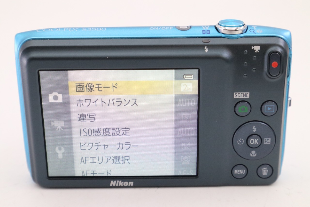 COOLPIX S3500 オリエンタルブルー 