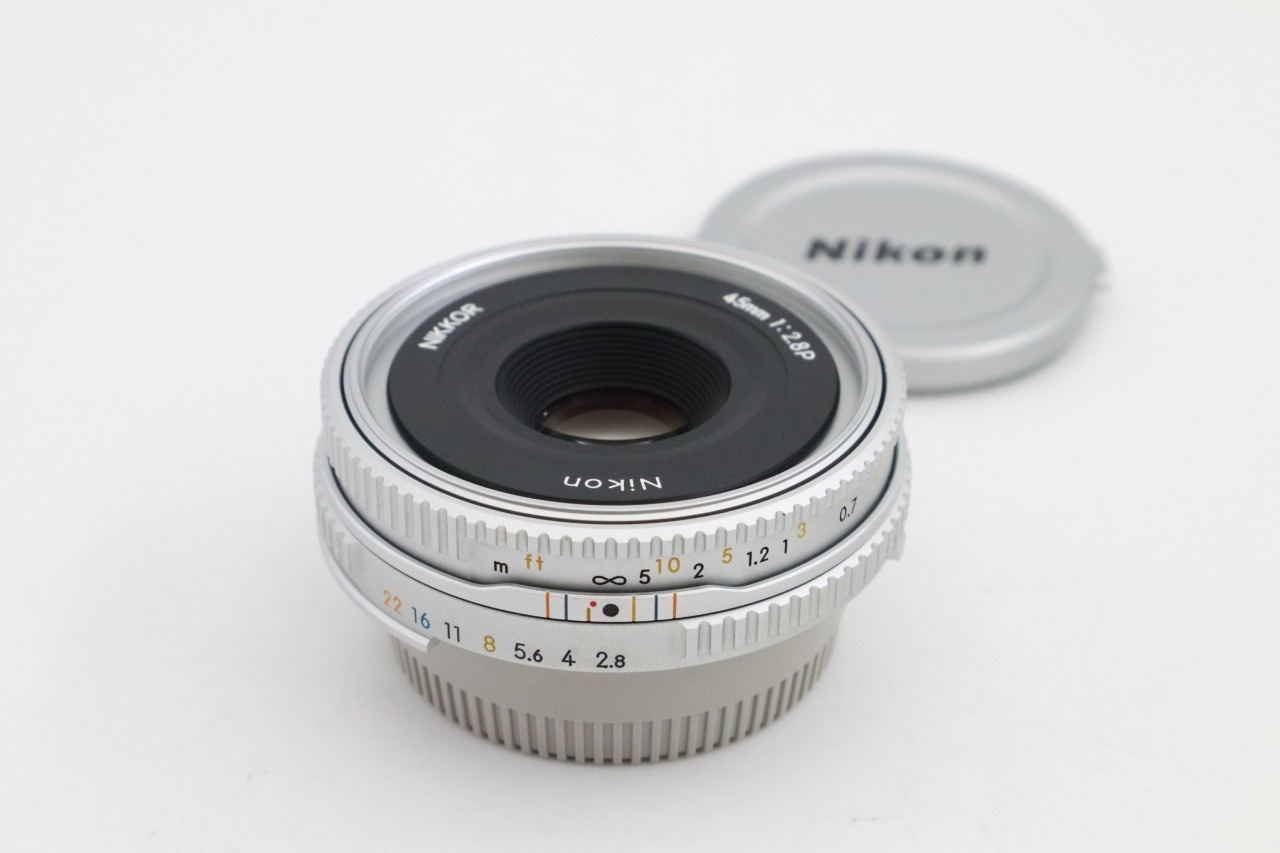 NIKKOR 45mm F/2.8 P シルバー パンケーキレンズ MF