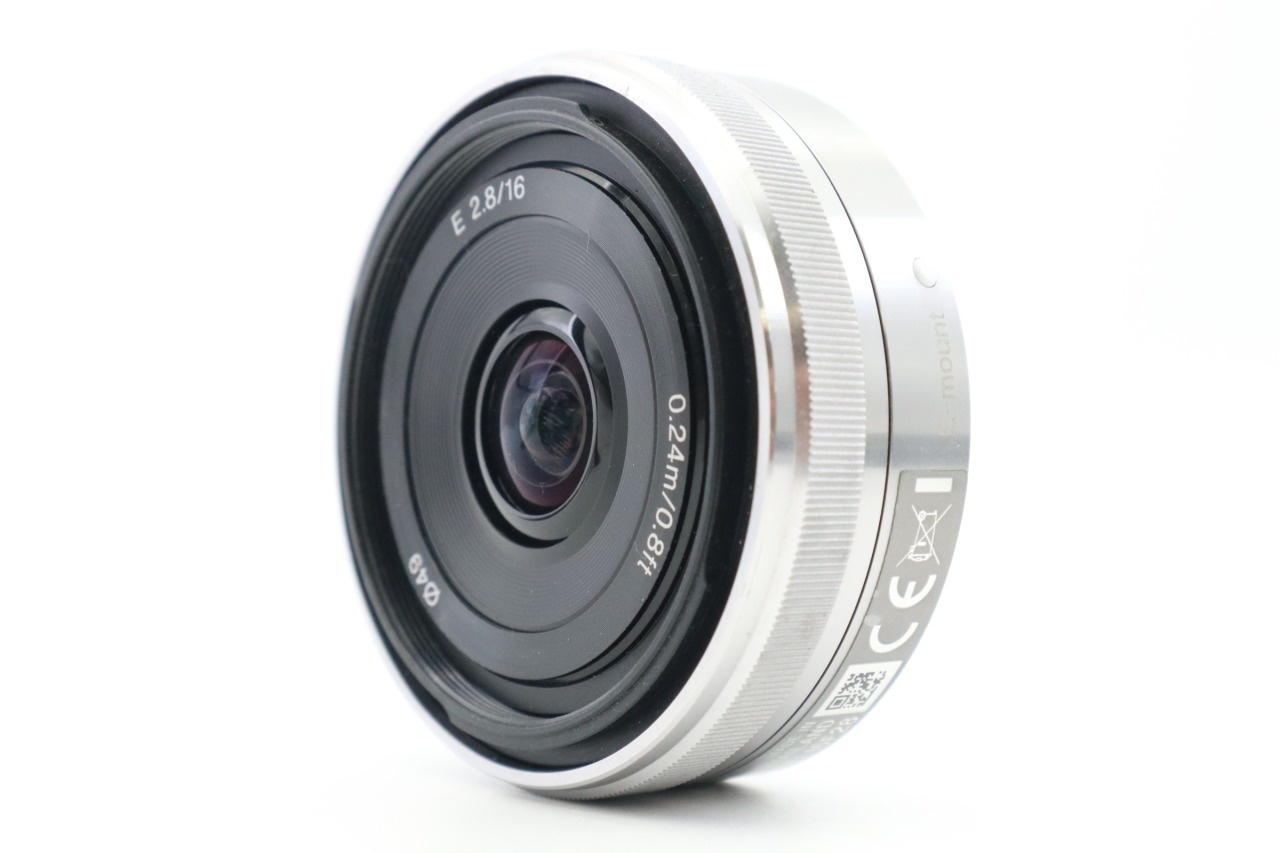 α NEX-C3 ホワイトシルバーボディ ミラーレス + E 16mm F/2.8 AFレンズ