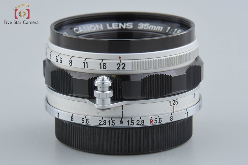 【中古】Canon キヤノン 35mm f/1.5 L39 ライカスクリューマウント