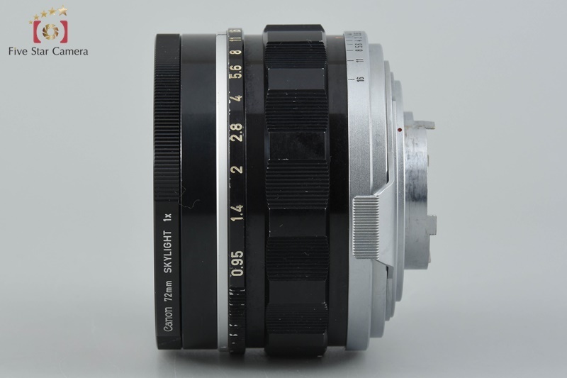 【中古】Canon キヤノン 50mm f/0.95 2025.2月オーバーホール済み