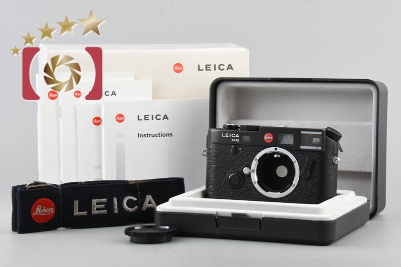 【中古】Leica ライカ M6 TTL 0.85 ブラック レンジファインダーフィルムカメラ 元箱付き