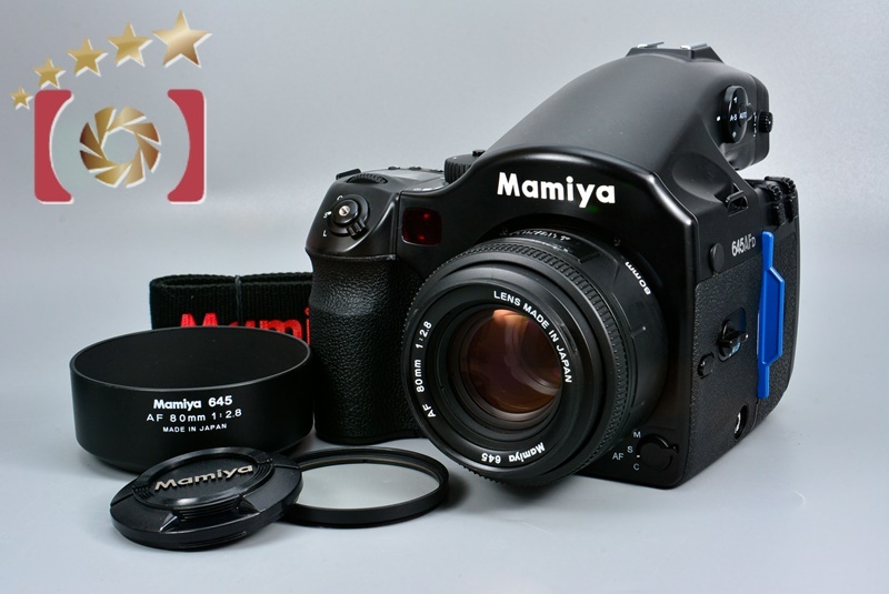 【中古】Mamiya マミヤ 645 AFD + 645 AF 80mm f/2.8