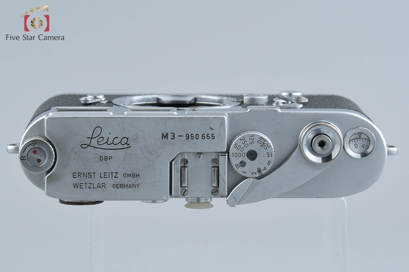 【中古】Leica ライカ M3 シングルストローク シリアル95万番台 レンジファインダーカメラ