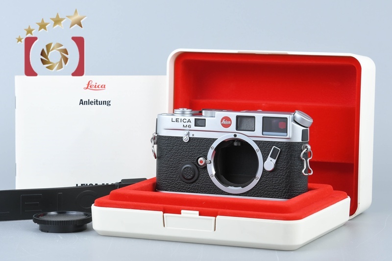 【中古】Leica ライカ M6 シルバークローム レンジファインダーフィルムカメラ