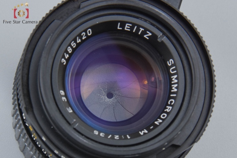 【中古】Leica ライカ SUMMICRON-M 35mm f/2 E39 第4世代 ブラック