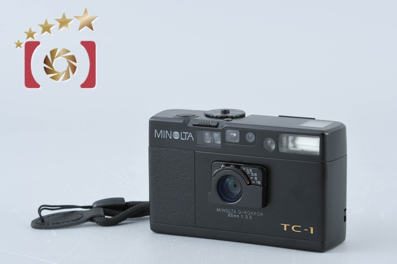 【中古】MINOLTA ミノルタ TC-1 ブラック コンパクトフィルムカメラ
