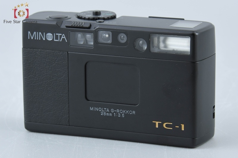 【中古】MINOLTA ミノルタ TC-1 ブラック コンパクトフィルムカメラ
