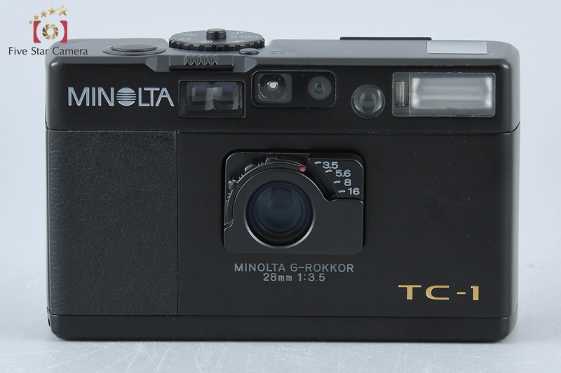 【中古】MINOLTA ミノルタ TC-1 ブラック コンパクトフィルムカメラ