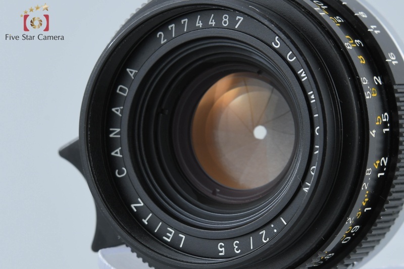 【中古】Leica ライカ SUMMICRON 35mm f/2 第3世代 ライカMマウント カナダ製