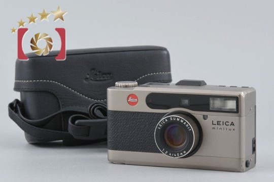 【中古】Leica ライカ minilux シルバー コンパクトフィルムカメラ
