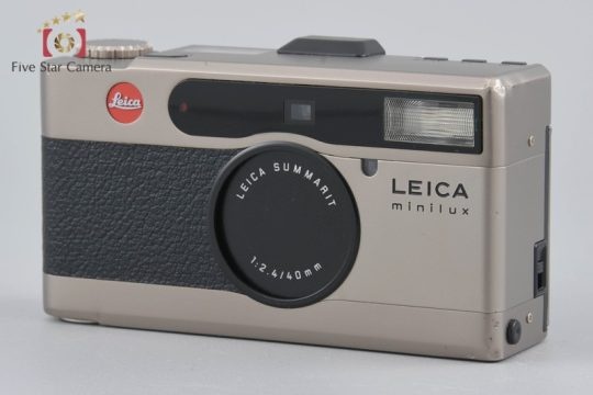 【中古】Leica ライカ minilux シルバー コンパクトフィルムカメラ