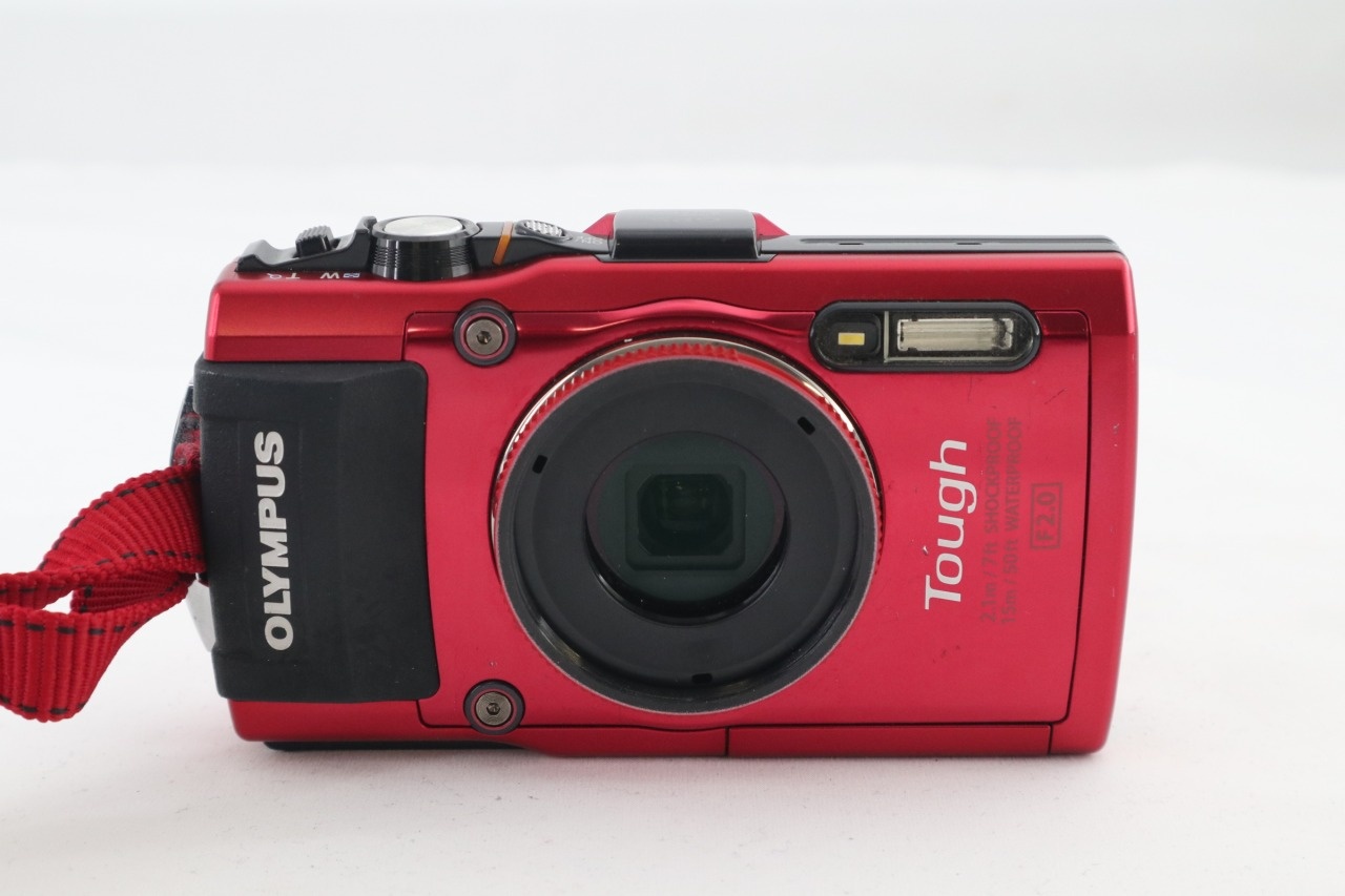Stylus Tough TG-3 レッドボディ  + FISHEYE CONVERTER FCON-T01