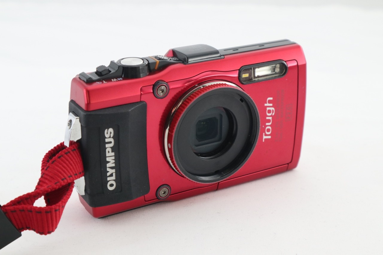 Stylus Tough TG-3 レッドボディ  + FISHEYE CONVERTER FCON-T01