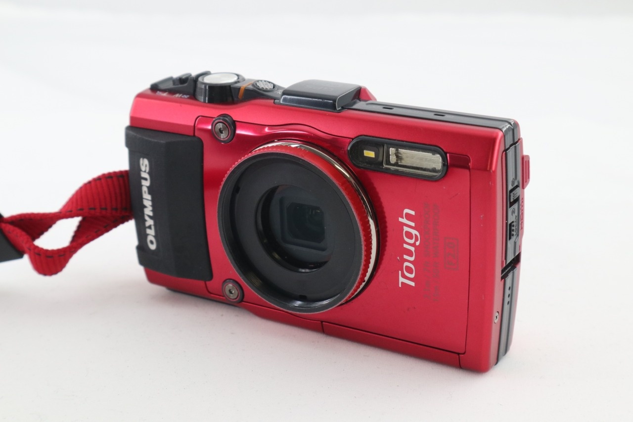 Stylus Tough TG-3 レッドボディ  + FISHEYE CONVERTER FCON-T01