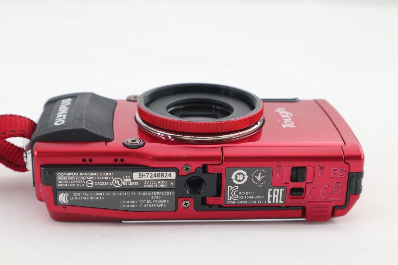 Stylus Tough TG-3 レッドボディ  + FISHEYE CONVERTER FCON-T01