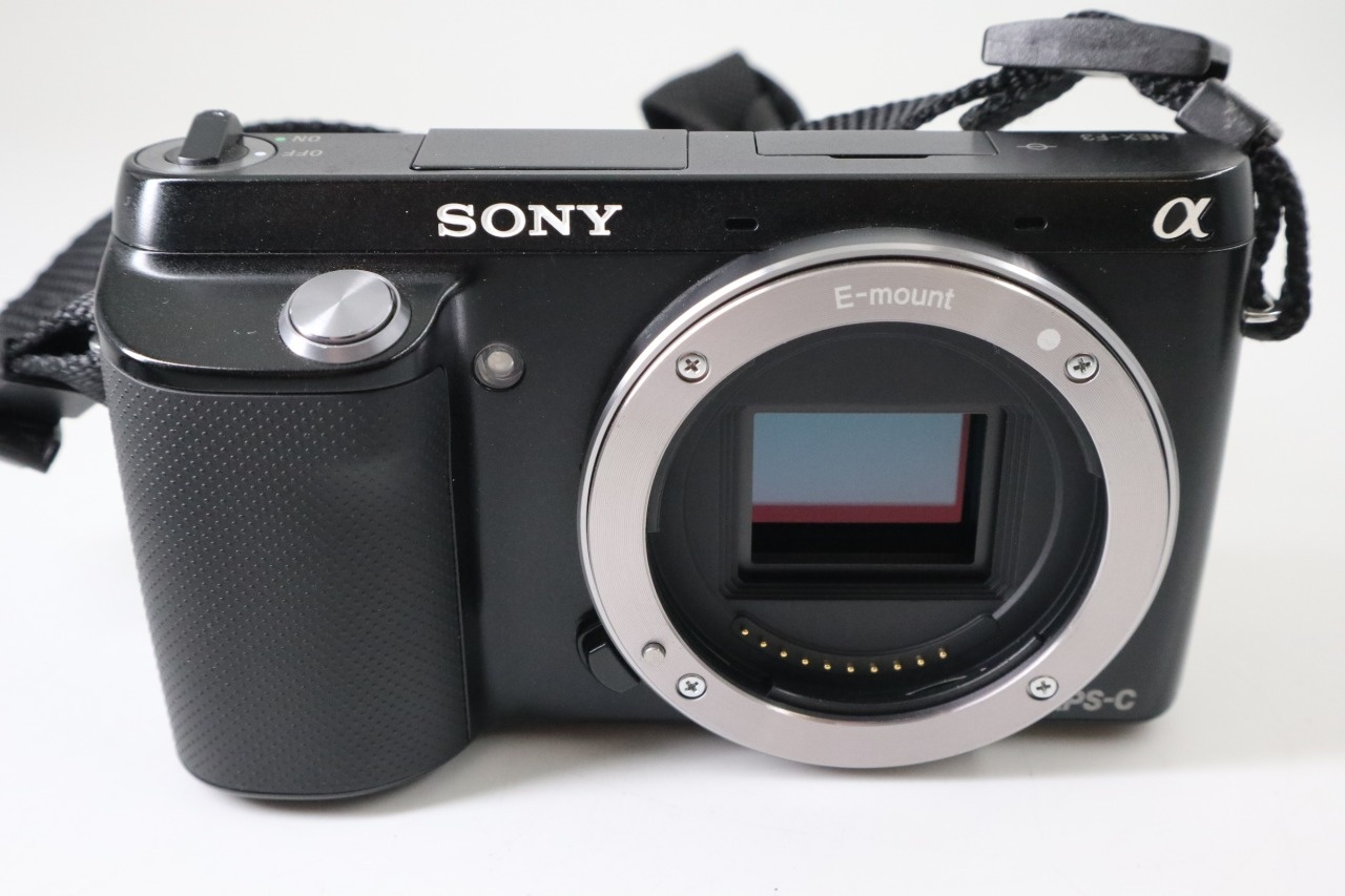 α アルファ NEX-F3 ブラックボディ ミラーレス + E 18-55mm F/3.5-5.6 OSS