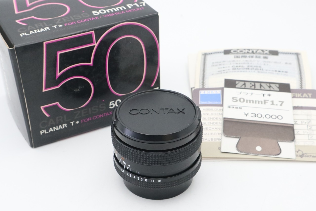 Carl Zeiss Planar F/1.7 50mm T* AEJ MF 箱付き