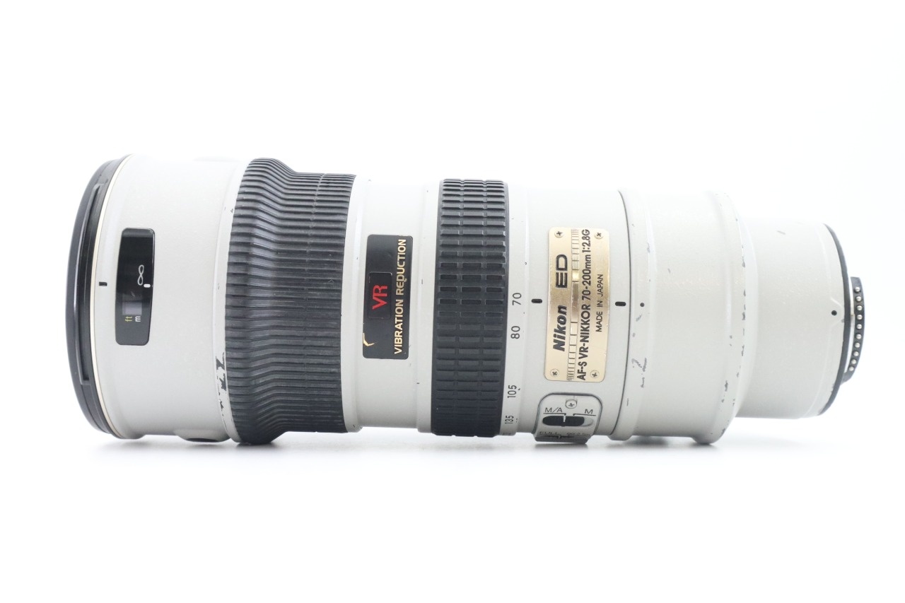 EDAF-S VR-NIKKOR 70-200mm F/2.8 G ライトグレー ホワイトAF