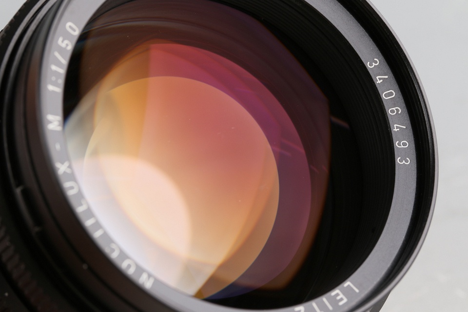 Leica Leitz Noctilux-M 50mm F/1.0 Lens E60 for Leica M #58678T