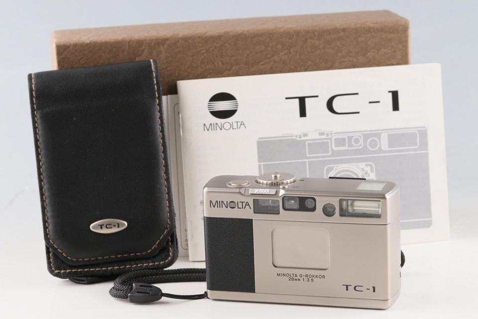 Minolta TC-1 35mm Point & Shoot Film Camera With Box #58913L8