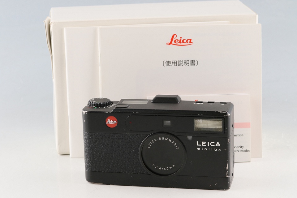Leica minilux 35mm Point & Shoot Film Camera With Box #59097L1