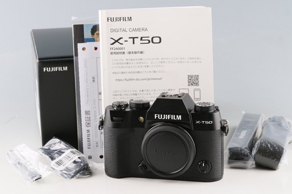 Fujifilm X-T50 Black Mirrorless Digital Camera With Box #59222L7
