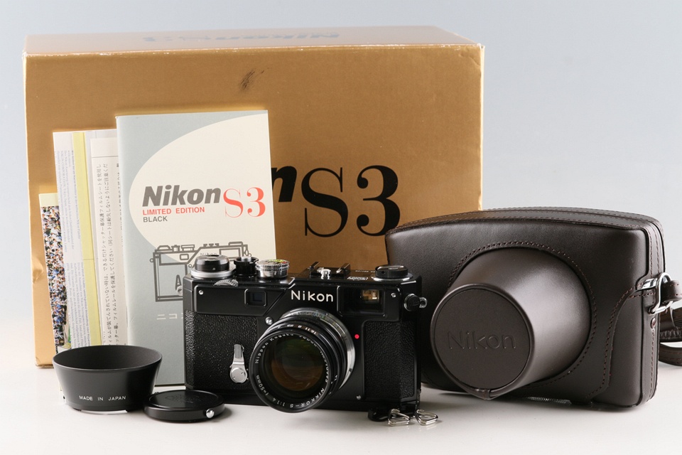 Nikon S3 Limited Edition Black + Nikkor-S 50mm F/1.4 Lens With Box #59353L5