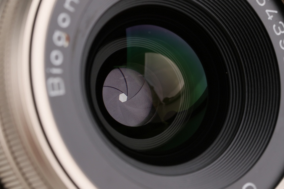 Contax Carl Zeiss Biogon T* 28mm F/2.8 Lens Moditied to Leica L39 + M Mount Adapter #59781C2