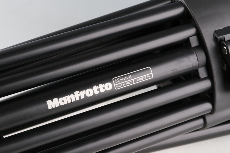 Manfrotto 525MVB Video Tripod + 503 Fluid Video Head #59881H