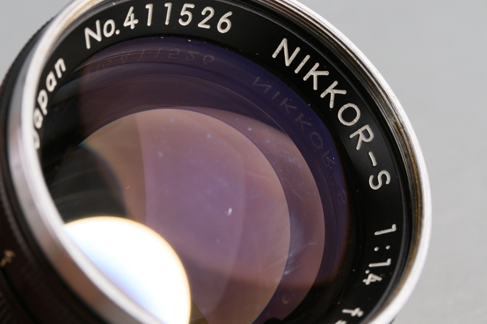 Nikon Nippon Kogaku Nikkor-S 50mm F/1.4 Lens for Nikon S #60104A4