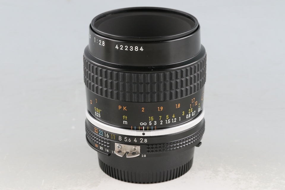 Nikon Micro-Nikkor 55mm F/2.8 Ais Lens With Box #60119L4