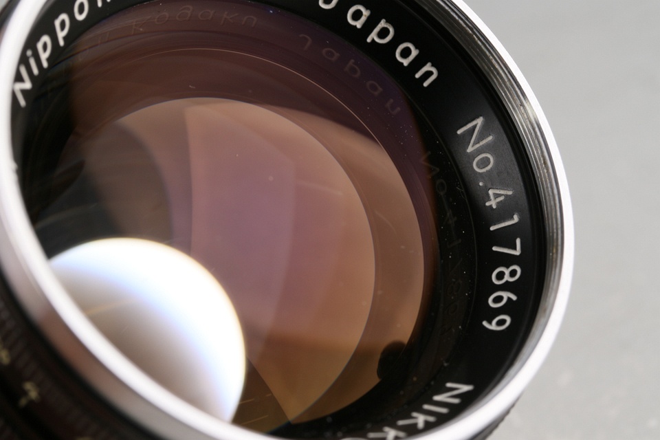 Nikon Nippon Kogaku Nikkor-S 50mm F/1.4 Lens for Nikon S #60189A4