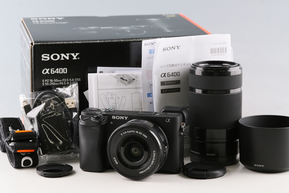 Sony α6400 + E PZ 16-50mm F/3.5-5.6 OSS + E 55-210 F/4.5-6.3 OSS Lens *Japanese version only* With B