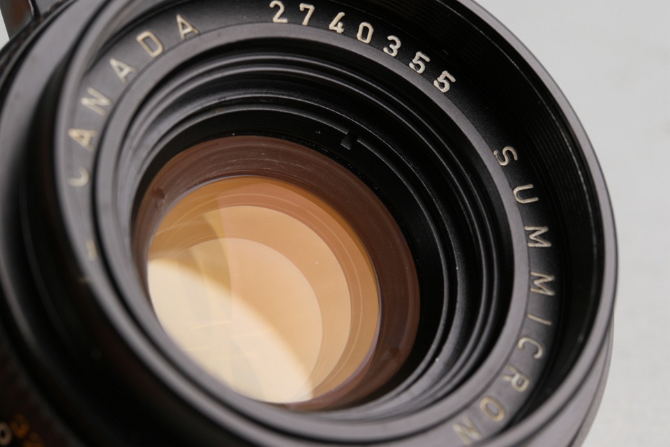 Leica Leitz Canada Summicron 35mm F/2 6-Elements Lens for Leica M #60743T