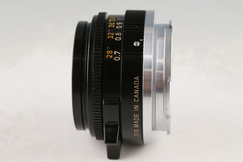 Leica Leitz Canada Summicron 35mm F/2 6-Elements Lens for Leica M #60743T