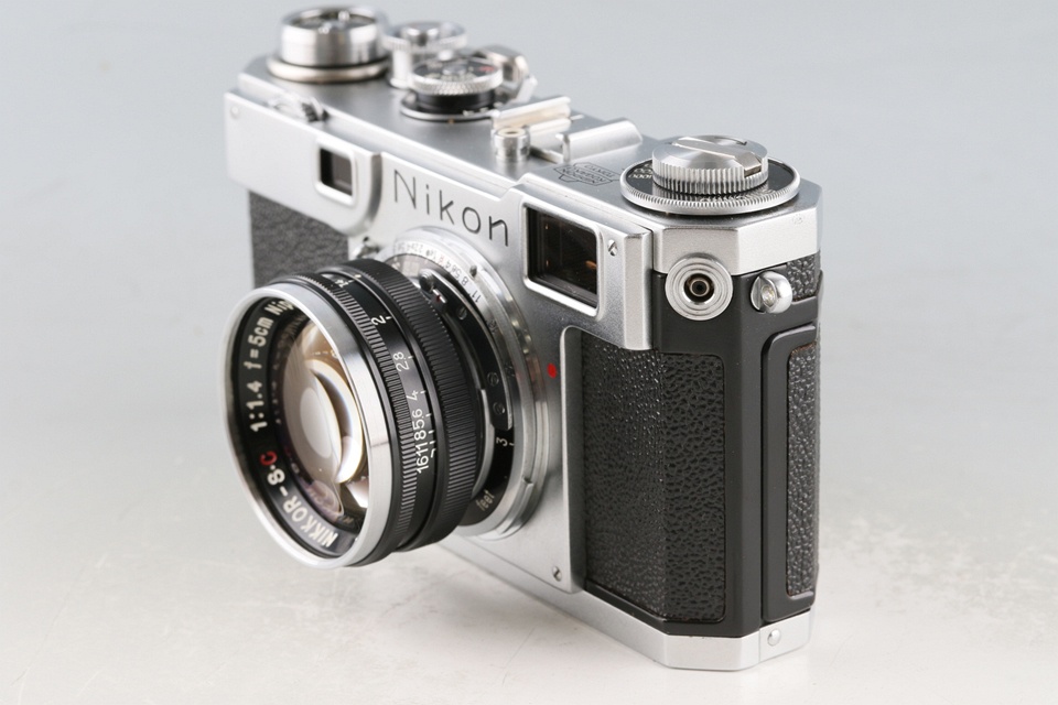 Nikon S2 + Nikkor-S.C 50mm F/1.4 Lens With Box #60806L4