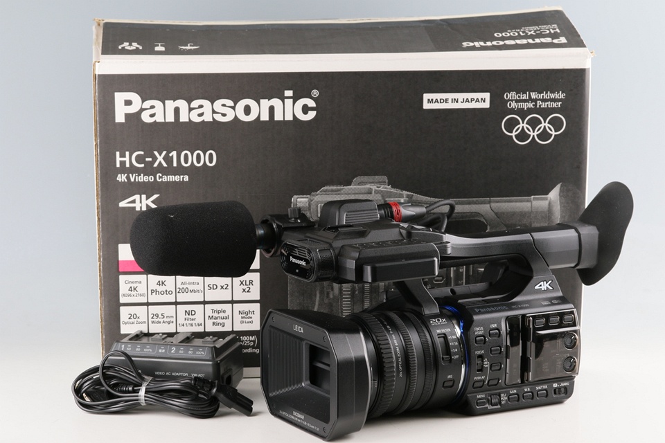 Panasonic HC-X1000 4K Digital Video Camera With Box #61032L6