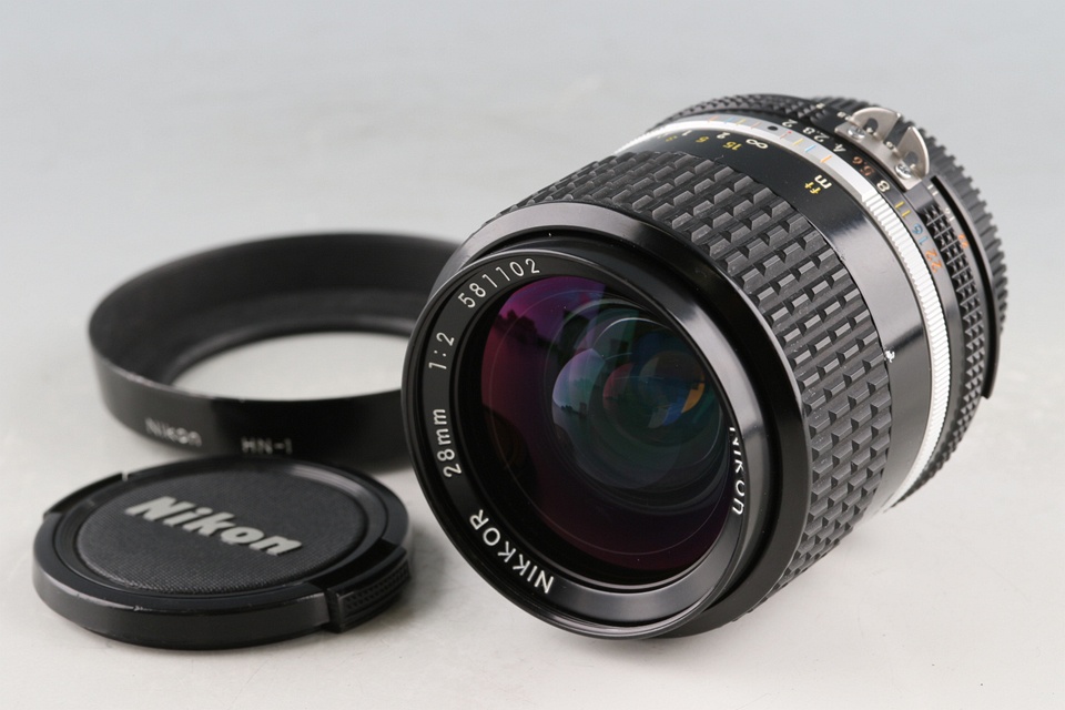 Nikon Nikkor 28mm F/2 Ais Lens #61235G31