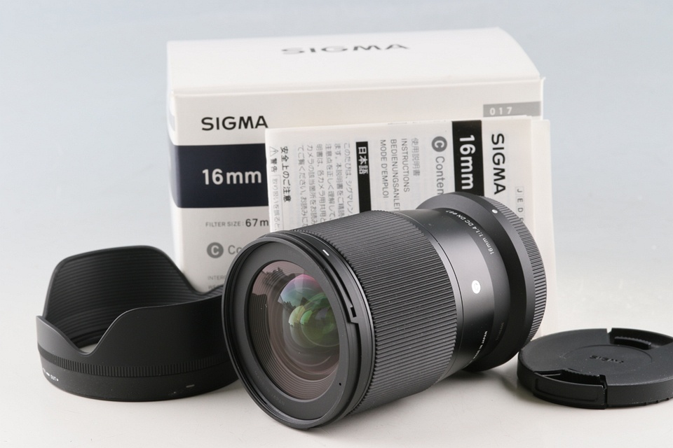 Sigma C 16mm F/1.4 DC DN Lens for Nikon Z With Box #61403L7