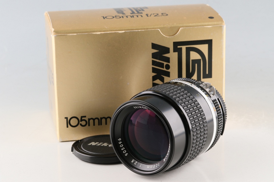 Nikon Nikkor 105mm F/2.5 Ais Lens With Box #61506L4